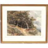 John Mogford (1821-1885) , Watercolour, The edge of the wood,