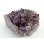 Amethyst : A large specimen stone section of Amethyst.