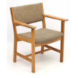 Vintage Retro : a Danish Hans Wegner designed " GE " armchair for Getama,