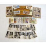 Cigarette Cards: A box containing a large collection of cigarette cards , to include Gallagher Ltd,