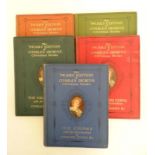 Books: A collection of 5 early 20th C The '' Pears '' Edition of Charles Dickens' Christmas Books,