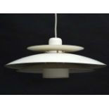 Vintage Retro : a Danish designer pendant light / lamp ,