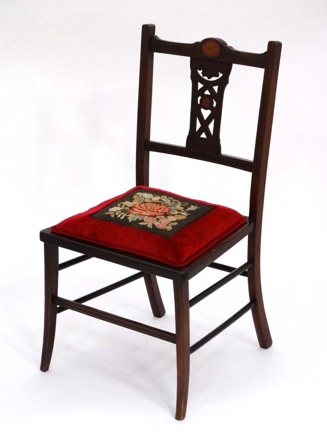 Edwardian boudoir chair / child's chair CONDITION: Please Note - we do not make - Image 2 of 2