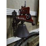 A Farmall tractor door bell CONDITION: Please Note - we do not make reference to