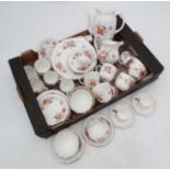 A matched part Crown Derby tea set etc CONDITION: Please Note - we do not make