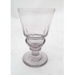 Glass rummer CONDITION: Please Note - we do not make reference to the condition of