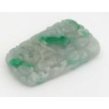 Small jade carving CONDITION: Please Note - we do not make reference to the