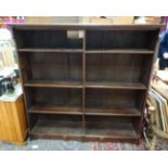 Oak free standing bookcase CONDITION: Please Note - we do not make reference to the