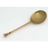 Old Brass spoon CONDITION: Please Note - we do not make reference to the condition