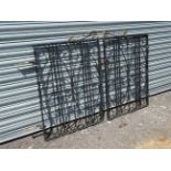 Pair of old wrought iron gates CONDITION: Please Note - we do not make reference to