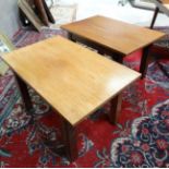 teak telephone table and 2 coffee tables (3) CONDITION: Please Note - we do not