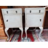 Pair of bedside cabinets CONDITION: Please Note - we do not make reference to the