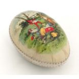Victorian paper easter egg CONDITION: Please Note - we do not make reference to the