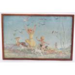 Nursery Print - Margaret Tarrant - '' Spring Gaiety '' CONDITION: Please Note - we