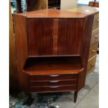 A Vintage Retro corner cocktail unit CONDITION: Please Note - we do not make