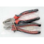 8" combination pliers and 8"side cutters (2) CONDITION: Please Note - we do not