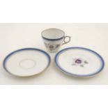A Royal Copenhagen tea set, to include ; teacup,