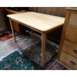 White wood table CONDITION: Please Note - we do not make reference to the condition