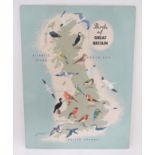 A 21stC metal sign - " Birds of Great Britain" CONDITION: Please Note - we do not