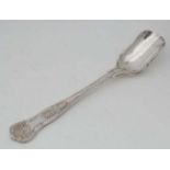 Silver plated cheese scoop CONDITION: Please Note - we do not make reference to