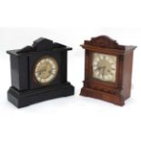 2 mantle clocks CONDITION: Please Note - we do not make reference to the condition