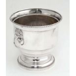 A silver plated 2 handle ice bucket CONDITION: Please Note - we do not make