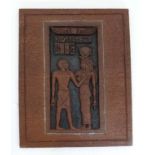 Egyptian Revival carved plaque CONDITION: Please Note - we do not make reference