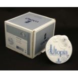 A boxed Lladro '' Utopia '' Collectors plaque, number 01007136,