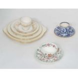 Minton items to include coffee can and saucer, tea cup and saucer,