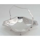 Silver plated cake basket CONDITION: Please Note - we do not make reference to the