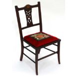 Edwardian boudoir chair / child's chair CONDITION: Please Note - we do not make