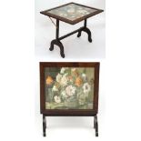 Fire screen / table CONDITION: Please Note - we do not make reference to the