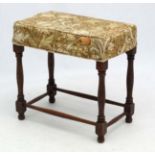 Upholstered stool CONDITION: Please Note - we do not make reference to the