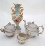 Set of 3 early 19thC teawares CONDITION: Please Note - we do not make reference to