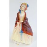 A Royal Doulton figurine '' Paisley Shawl '' HN1988, bears factory stamp to base. 6 1/2'' high.