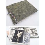 1940's and later Filmstar Autograph photographs in ink : a large quantity of 1930's and later