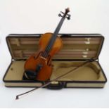 *Please note amended description* Musical Instruments : A 19thC Violin.