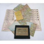 Maps : The Autocar - a wallet containing road maps ( map nos.1-24) together with a D.P.