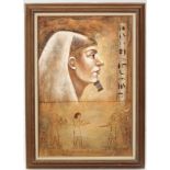 W Haers XX Egyptian School Oil on canvas Young Pharaoh,