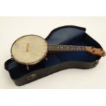 Musical Instruments : An early - 20thC Banjolele ( Banjo - Ukelele hybrid ) ,