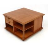 Vintage Retro : A British Teak coffee table similar to Ercol's Pandoras Box Occasional table with