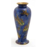 A Wedgwood '' Humming Bird '' pattern lustre vase, designed by Daisy Makeig-Jones,