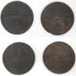 Penny Token / Conder Token / Provincial Token : (2) Half Penny Trade token Coalbrook Dale (2) '