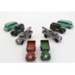 A collection of 8 mid 20thC diecast '' Dinky toys '' , to include; two 30 E Breakdown cars,