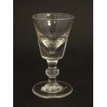 A 19thC toast masters glass 4 1/4" high CONDITION: Please Note - we do not make