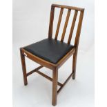 Retro chair - stamped ' Stirling Furniture - as Good as Gold' CONDITION: Please