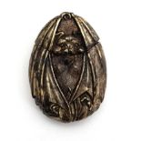 A late 20thC Brass vesta case formed as a stylised bat CONDITION: Please Note - we