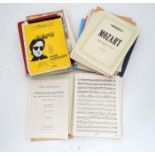 Large quantity of assorted sheet music,