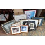 A quantity of assorted painting,