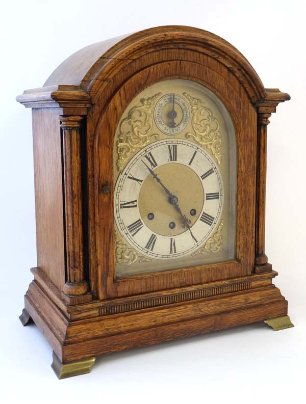 Gustave Becker musical Bracket Clock ;